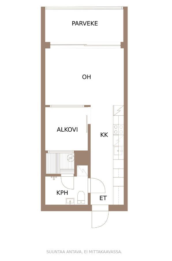 Apartment Aurinkoranta D5 Saunallinen Kaksio Merinaekymaellae